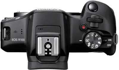 Canon - EOS R100 4K Video Mirrorless Camera with RF-S 18-45mm f/4.5-6.3 IS STM Lens - Black