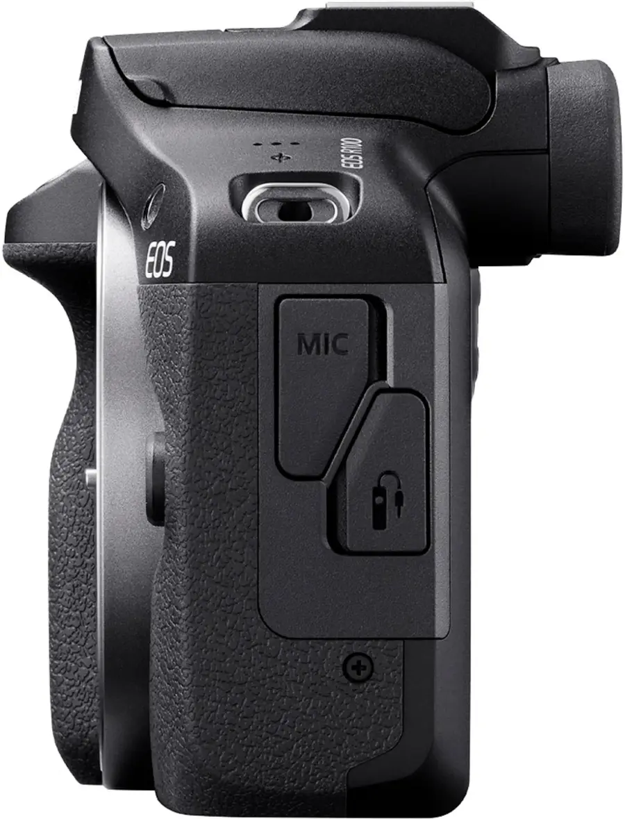Alt View 18. Canon - EOS R100 4K Video Mirrorless Camera with RF-S 18-45mm f/4.5-6.3 IS STM Lens - Black.