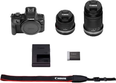 Canon EOS R100 4K Video Mirrorless Camera 2 Lens Kit with RF S18 Canon EOS R100 4K Video Mirrorless Camera 2 Lens Kit with RF S18
