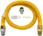 Angle. Smart Choice - 4' x 1"OD Coated Gas Connector Kit.