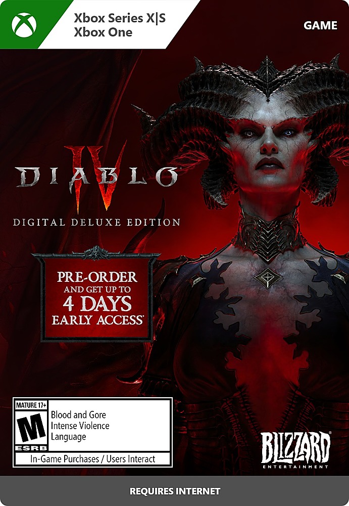 Diablo IV Deluxe Edition Xbox One, Xbox Series X, Xbox Series S [Digital] G3Q-01928 - Buy