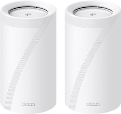 TP Link Deco BE22000 Tri Band Mesh Wi Fi 7 System (2 Pack) White TP Link Deco BE22000 Tri Band Mesh Wi Fi 7 System (2 Pack) White