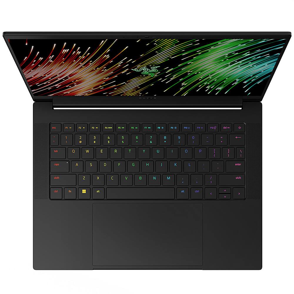 Alt View 1. Razer - Blade 14 - 14" Gaming Laptop - QHD 240Hz -AMD Ryzen 9 7940HS - NVIDIA GeForce RTX 4070 -16GB  RAM - 1TB SSD - Black.