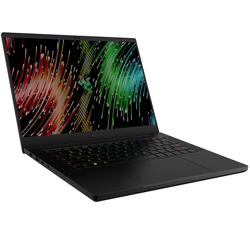 Left. Razer - Blade 14 - 14" Gaming Laptop - QHD 240Hz -AMD Ryzen 9 7940HS - NVIDIA GeForce RTX 4070 -16GB  RAM - 1TB SSD - Black.