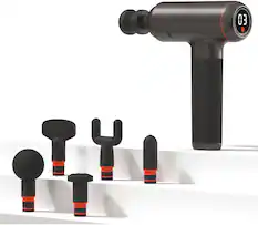 Angle. Sharper Image - Powerboost Deep Tissue Massager - Black.
