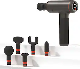 Sharper Image - Powerboost Deep Tissue Massager - Black