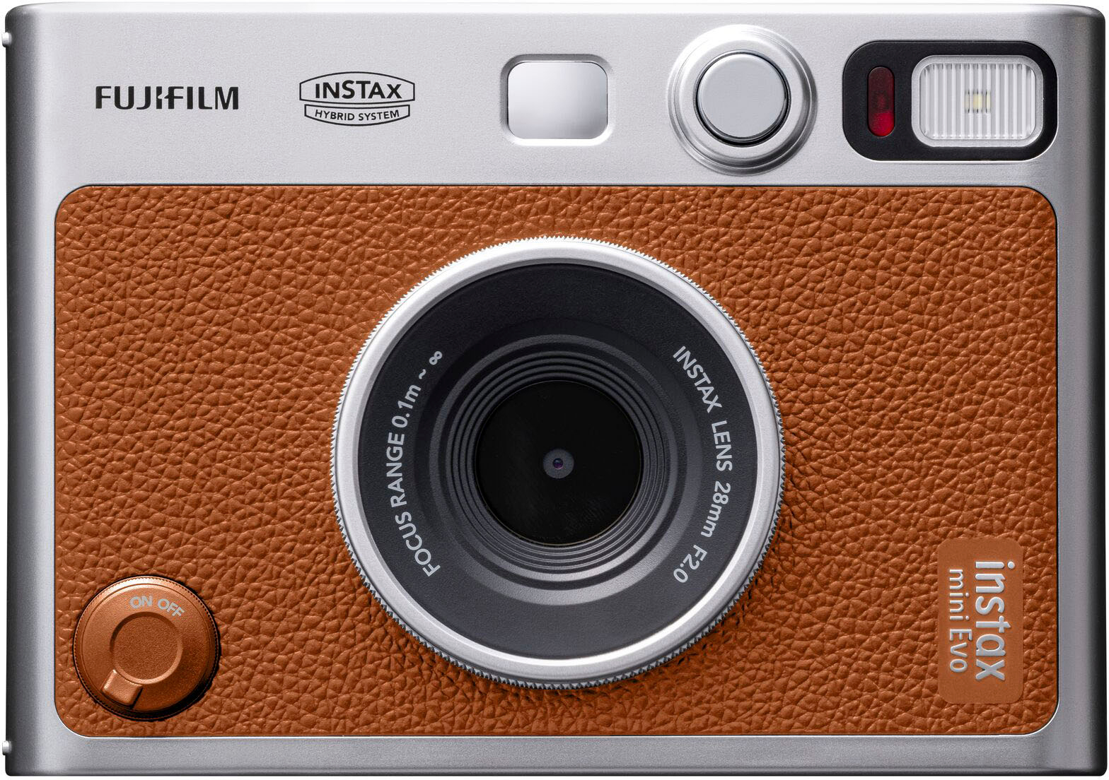 Fujifilm INSTAX MINI Evo Instant Film Camera Brown 16812534 - Best Buy