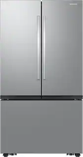 Samsung - 32 cu. ft. 3-Door French Door Smart Refrigerator with Dual Auto Ice Maker - Stainless Steel
