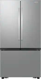Samsung - 36 in. Wide 32 cu. ft. 3-Door French Door Smart Refrigerator with Dual Auto Ice Maker - Stainless Steel