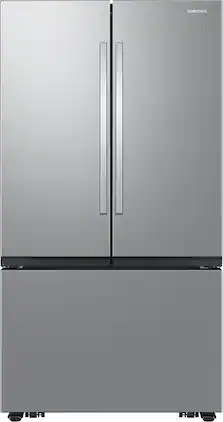 Samsung - 32 cu. ft. 3-Door French Door Smart Refrigerator with Dual Auto Ice Maker - Stainless Steel