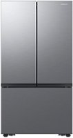 Samsung - 27 cu. ft. 3-Door French Door Counter Depth Smart Refrigerator with Dual Auto Ice Maker - Fingerprint Resistant Stainless Look - Front_Zoom