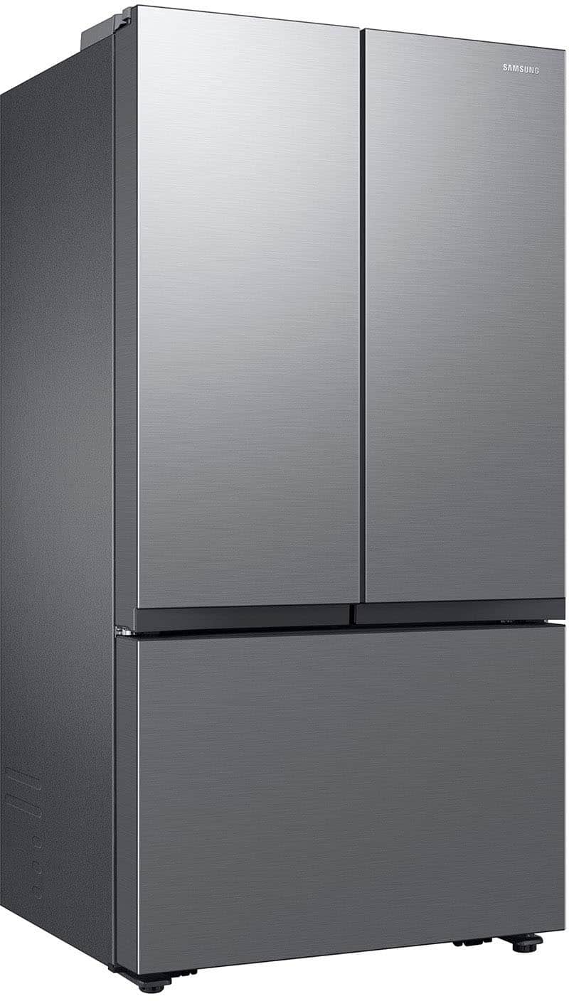 Alt View 12. Samsung - 27 cu. ft. 3-Door French Door Counter Depth Smart Refrigerator with Dual Auto Ice Maker - Fingerprint Resistant Stainless Look.