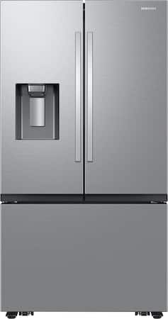 Samsung - 31 cu. ft. 3-Door French Door Smart Refrigerator with Four Types of Ice - Stainless Steel
