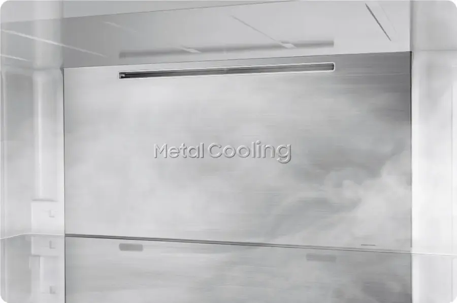 Alt View 22. Samsung - 31 cu. ft. 3-Door French Door Smart Refrigerator with Four Types of Ice - Stainless Steel.