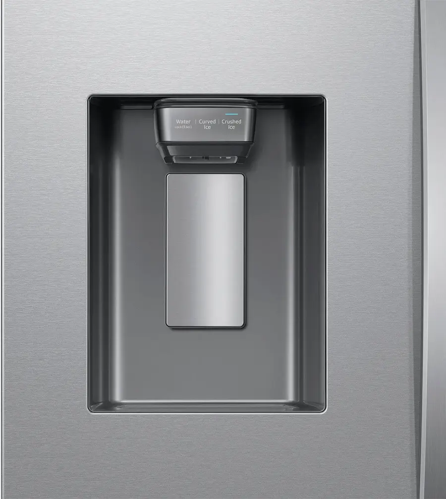 Alt View 15. Samsung - 30 cu. ft. 3-Door French Door Smart Refrigerator with Family Hub - Stainless Steel.
