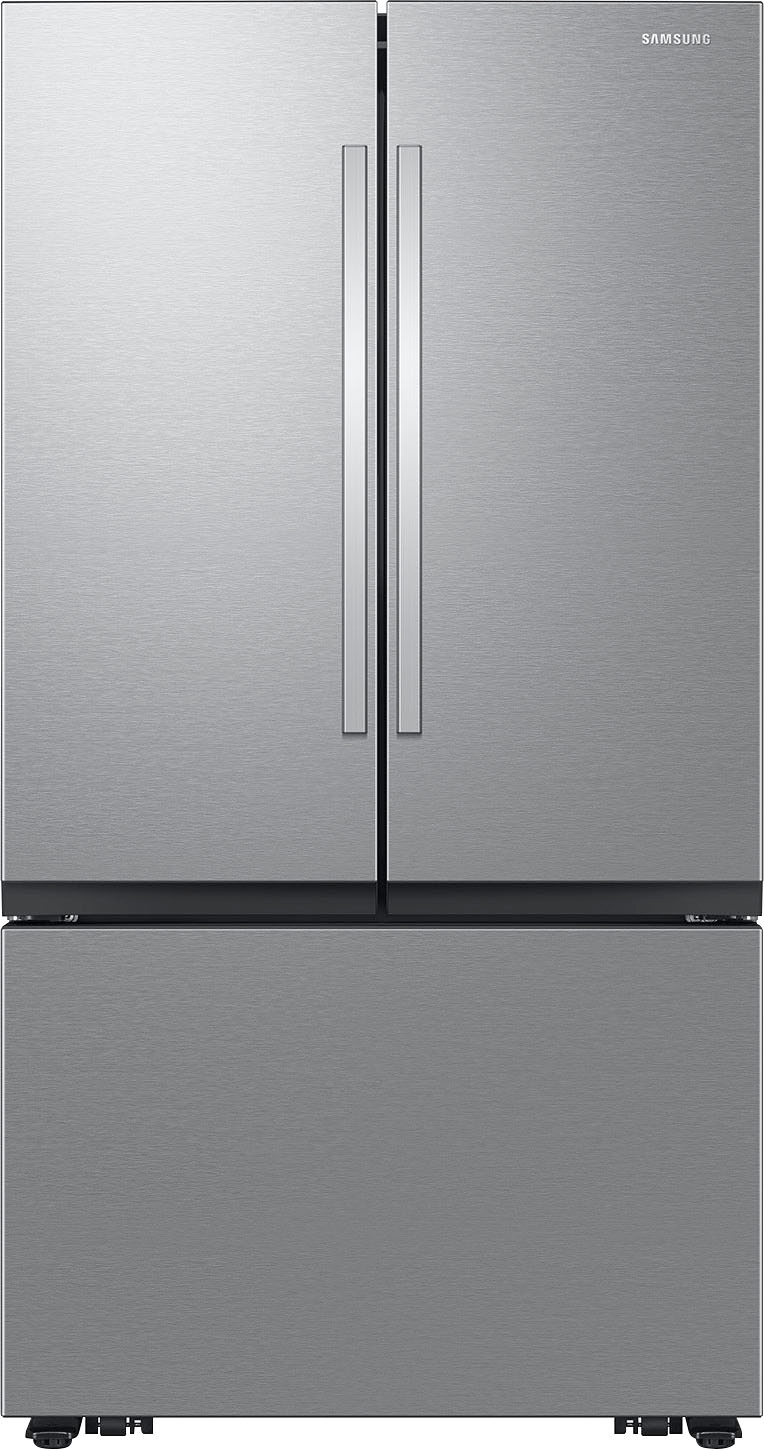 Samsung 25 cu. ft. 3-Door French Door Counter Depth Smart Refrigerator with  Family Hub Stainless Steel RF27CG5900SR/AA - Best Buy