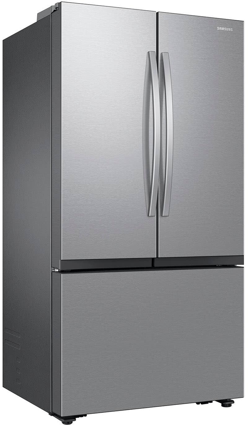 Alt View 12. Samsung - 27 cu. ft. French Door Counter Depth Smart Refrigerator with Dual Auto Ice Maker - Stainless Steel.