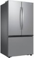 Alt View Zoom 12. Samsung - 27 cu. ft. French Door Counter Depth Smart Refrigerator with Dual Auto Ice Maker - Stainless Steel.