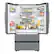 Alt View 14. Samsung - 25 cu. ft. 4-Door French Door Counter Depth Smart Refrigerator with Four Types of Ice - Fingerprint Resistant Stainless Steel.