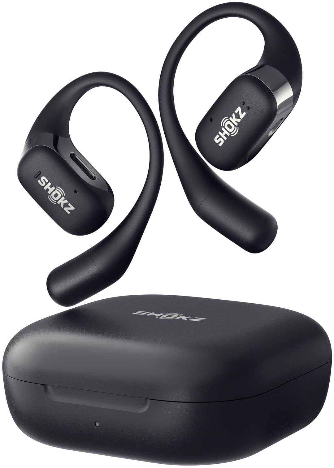 Shokz OpenFit Open-Ear True Wireless Earbuds Black T910-ST-BK-US