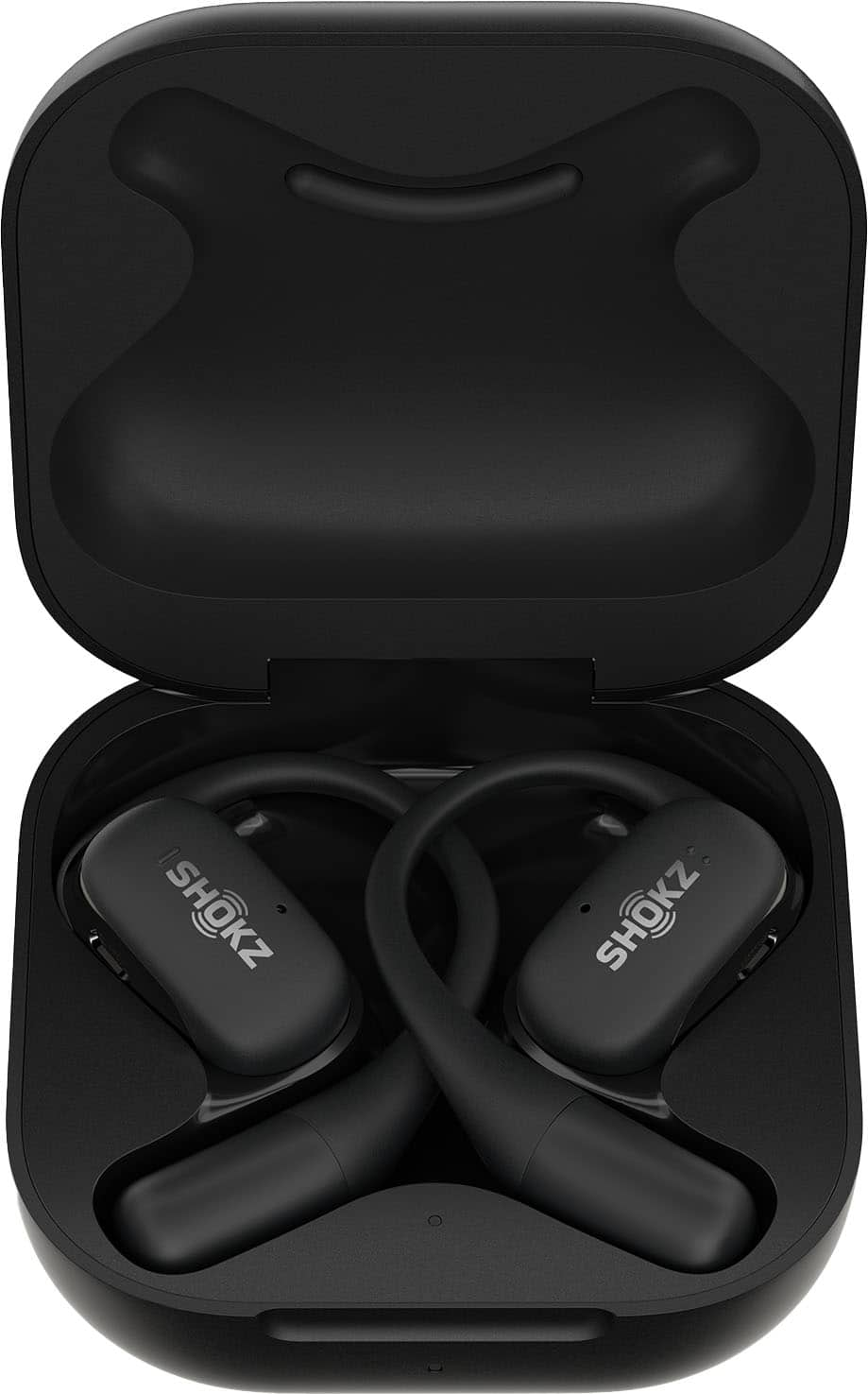 Shokz OpenFit Open-Ear True Wireless Earbuds Black T910-ST-BK-US