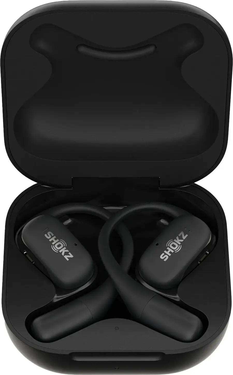 Alt View 13. Shokz - OpenFit Open-Ear True Wireless Earbuds - Black.