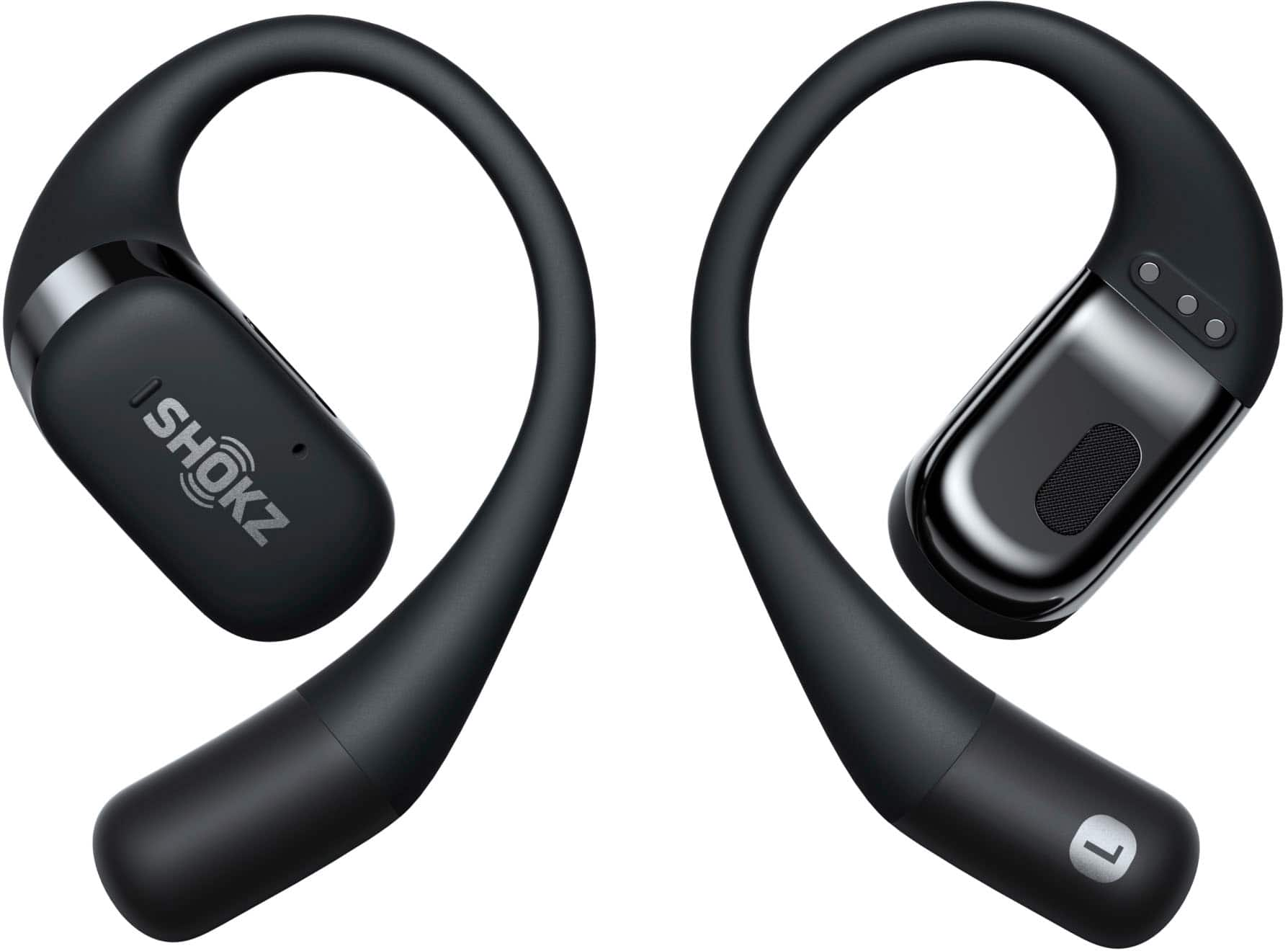 Shokz OpenFit Open-Ear True Wireless Earbuds Black T910-ST-BK-US