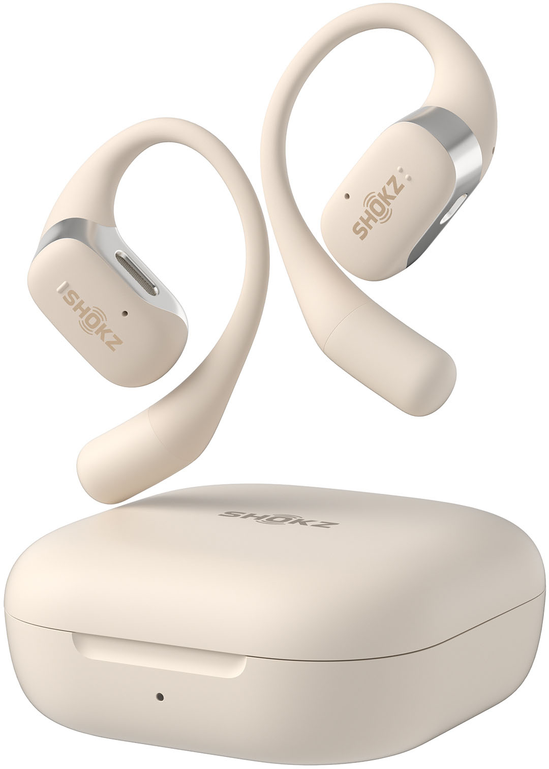 Shokz OpenFit Open-Ear True Wireless Earbuds Beige T910-ST-BG-US - Best Buy