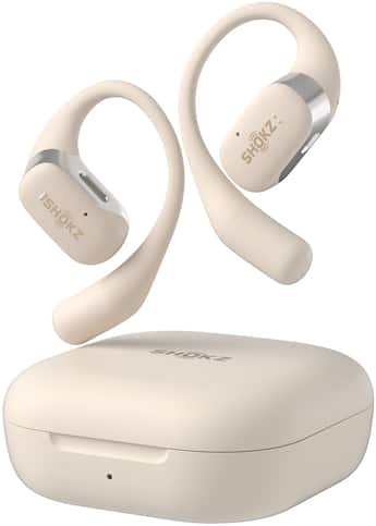 Shokz OpenFit Open Ear True Wireless Earbuds Beige - Best Buy Shokz OpenFit Open Ear True Wireless Earbuds Beige - Best Buy