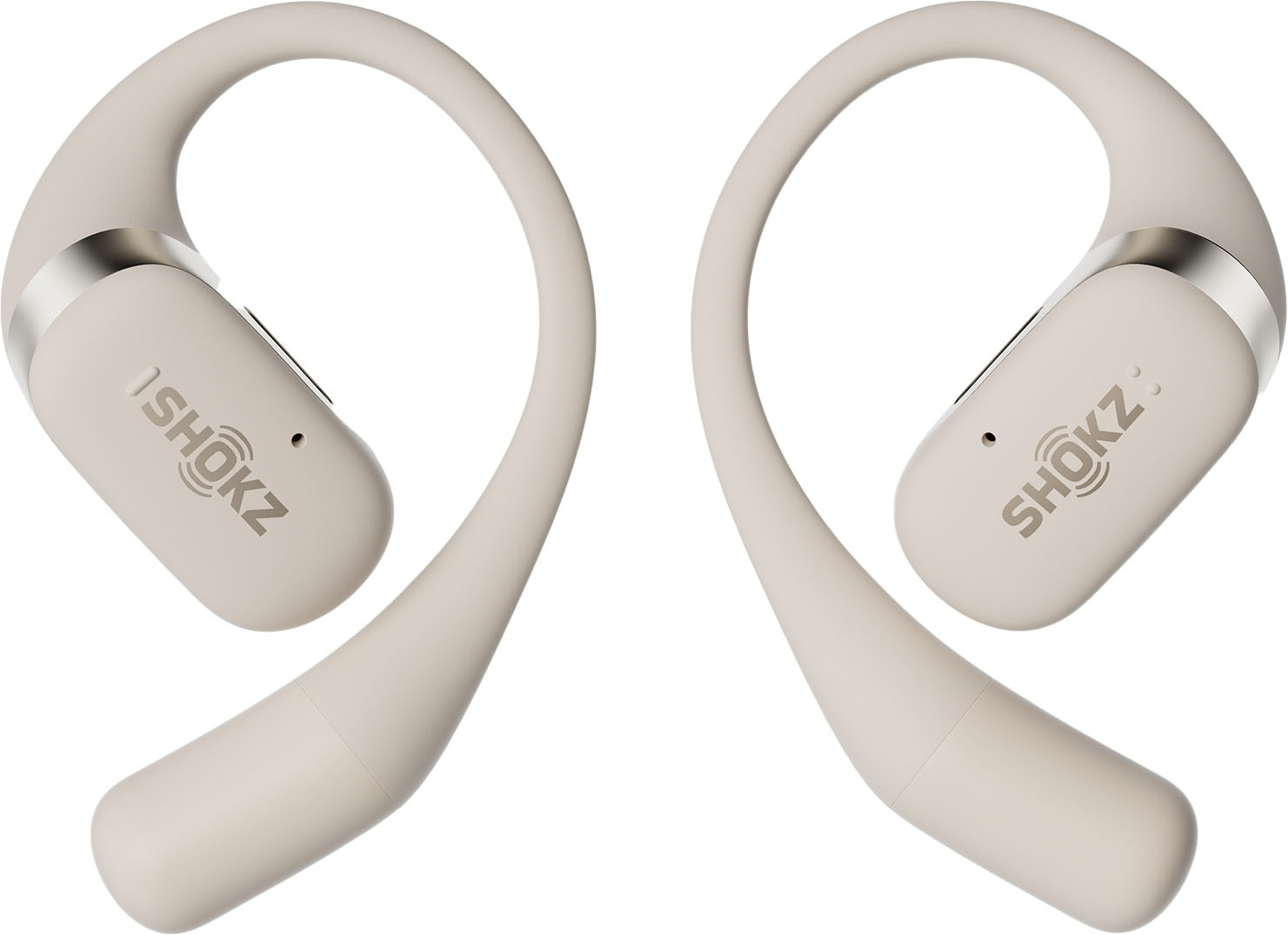 Shokz OpenFit Open-Ear True Wireless Earbuds Beige T910-ST-BG-US