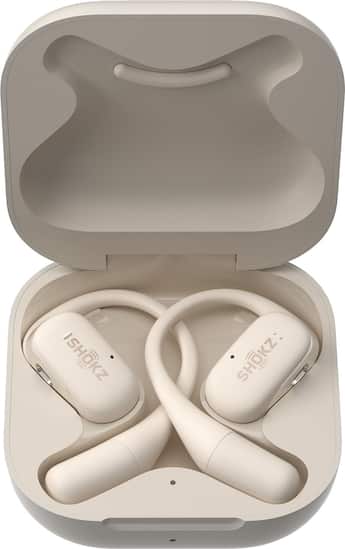 Shokz OpenFit Open Ear True Wireless Earbuds Beige - Best Buy Shokz OpenFit Open Ear True Wireless Earbuds Beige - Best Buy