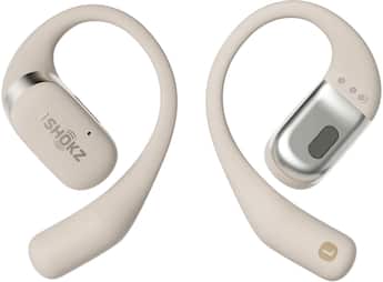 Shokz OpenFit Open Ear True Wireless Earbuds Beige - Best Buy Shokz OpenFit Open Ear True Wireless Earbuds Beige - Best Buy