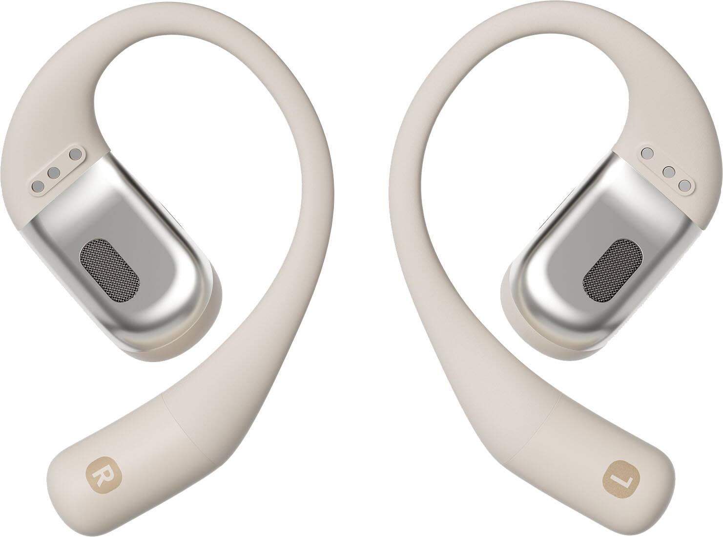 Alt View 11. Shokz - OpenFit Open-Ear True Wireless Earbuds - Beige.