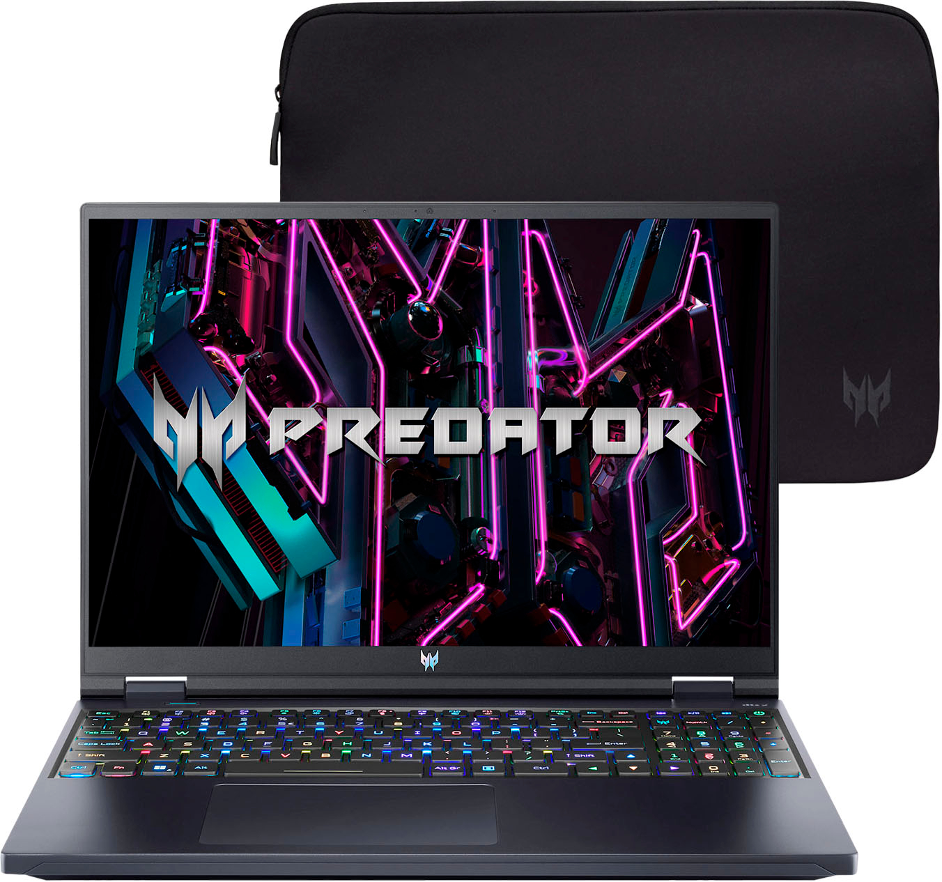 Acer - Predator Helios 16- 16 240Hz Gaming Laptop WQXGA– Intel i9-13900HX with 16GB memory– NVIDIA GeForce RTX 4080– 1TB SSD - Black