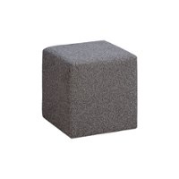 Lifestyle Solutions - Siberian Ottoman - Gray - Front_Zoom
