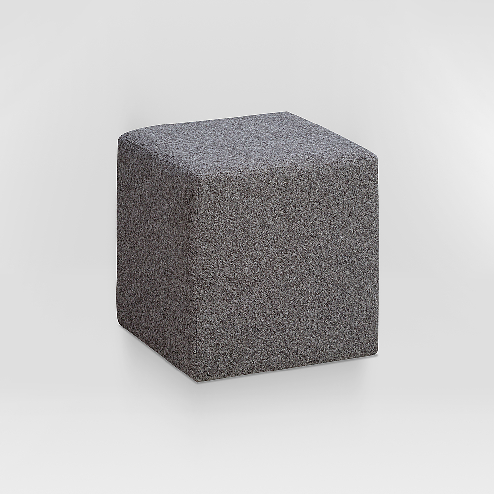 Left View: Lifestyle Solutions - Siberian Ottoman - Gray