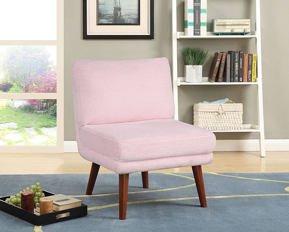 Pink discount reading chair