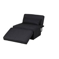 Relax A Lounger - Kotor Otto-Kube Multi-positional Ottoman - Charcoal - Front_Zoom