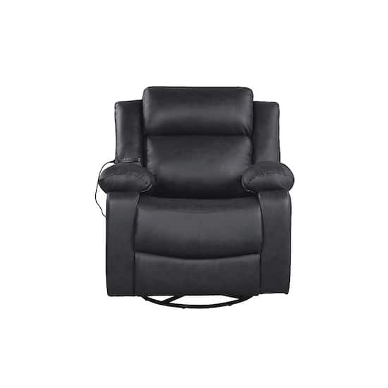 Relax A Lounger Maxima Swivel Recliner Black RRMXMLP2001
