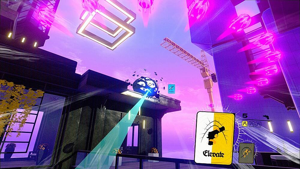 Back. Skybound - Neon White.