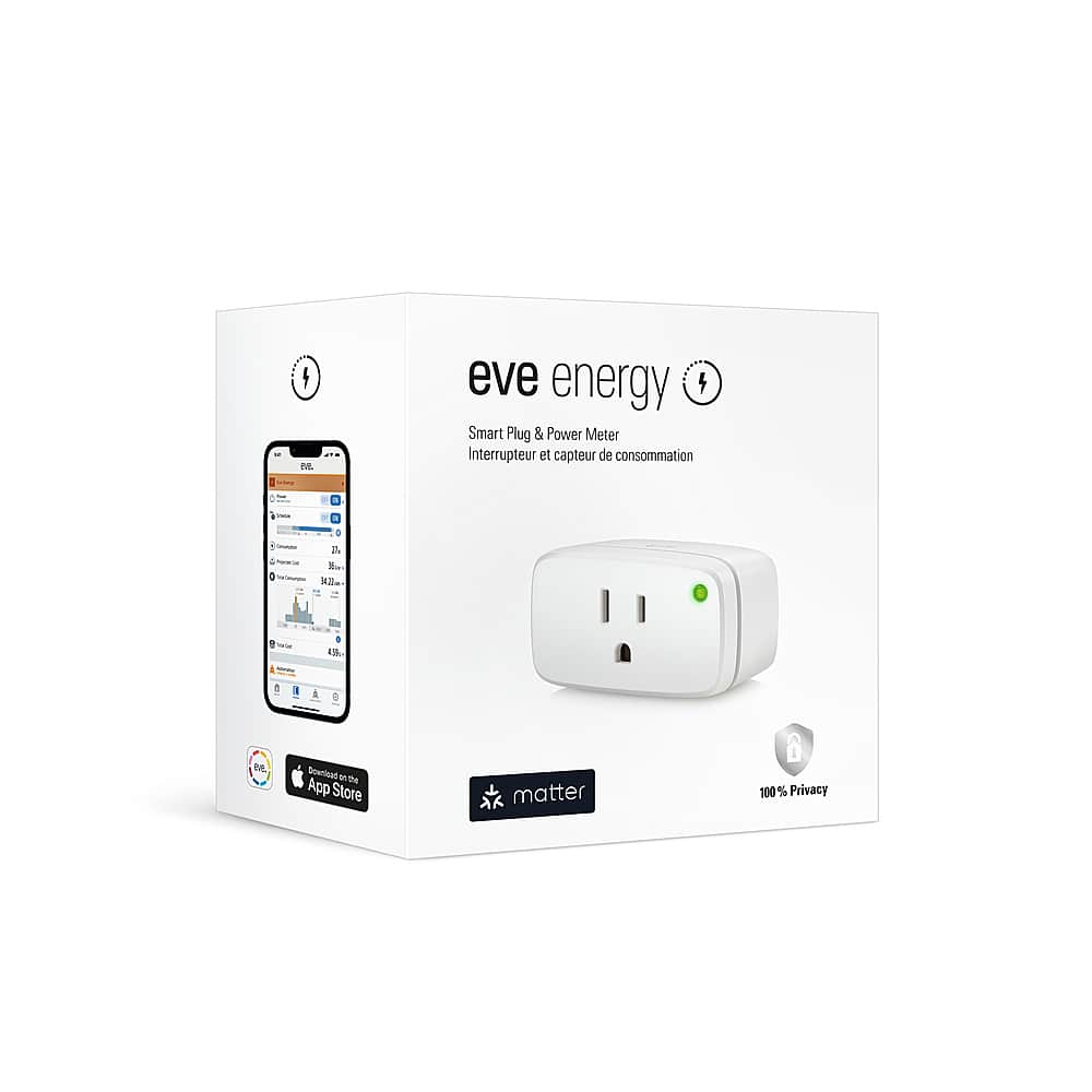Alt View 13. Eve - Eve Smart Plug - White.