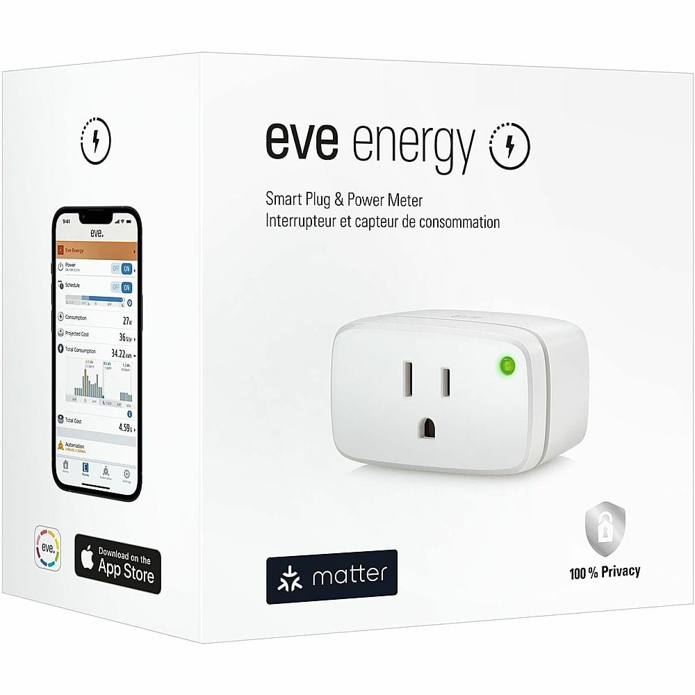Alt View 19. Eve - Eve Smart Plug - White.