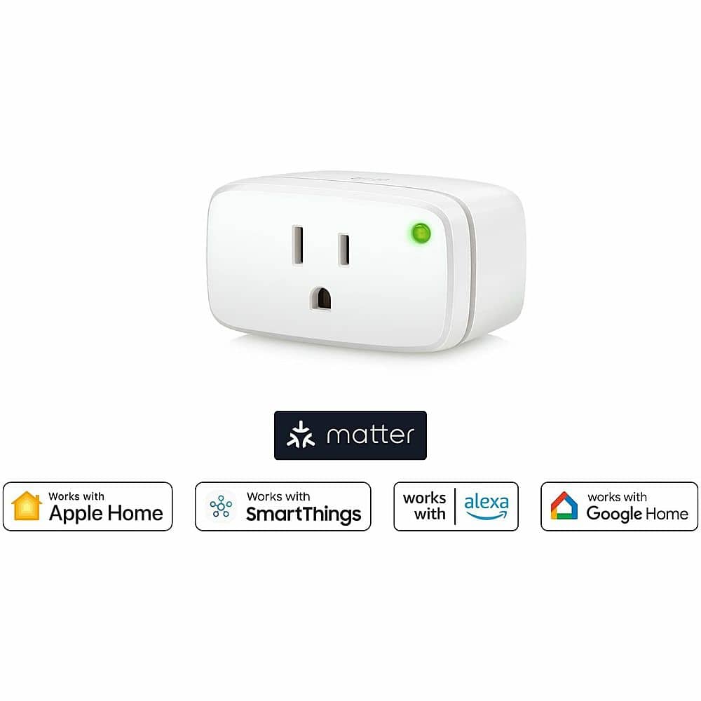 Alt View 20. Eve - Eve Smart Plug - White.
