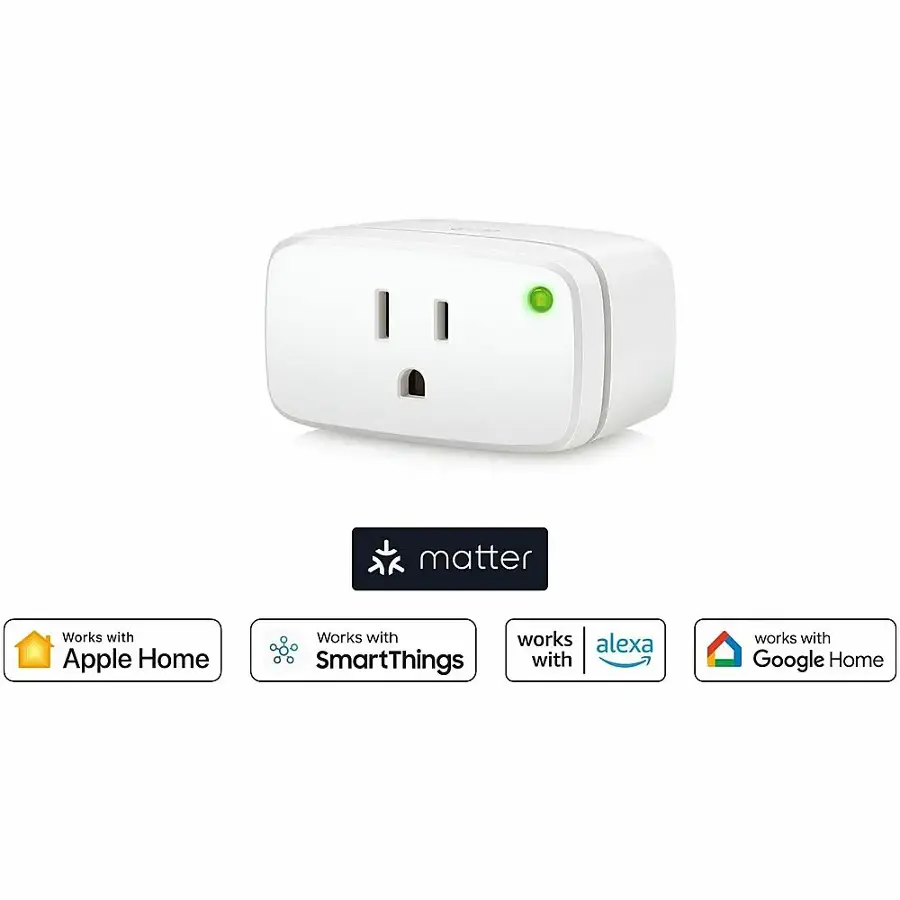 Alt View 20. Eve - Eve Smart Plug - White.
