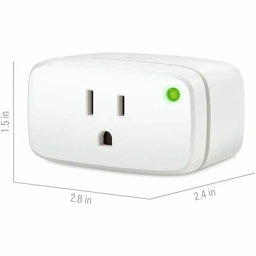 Alt View 16. Eve - Eve Smart Plug - White.