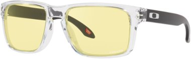 Oakley - HOLBROOK: PRIZM Gaming Glasses - Clear/Black Mix - Front_Zoom