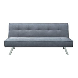 Serta - Corey Multi-Functional Sofa Lounger Sleeper by Serta® Dream Convertibles - Light Grey - Front_Zoom