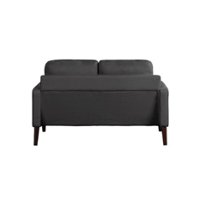 Lifestyle Solutions - Nerd Loveseat with Power and USB ports - Black - Front_Zoom