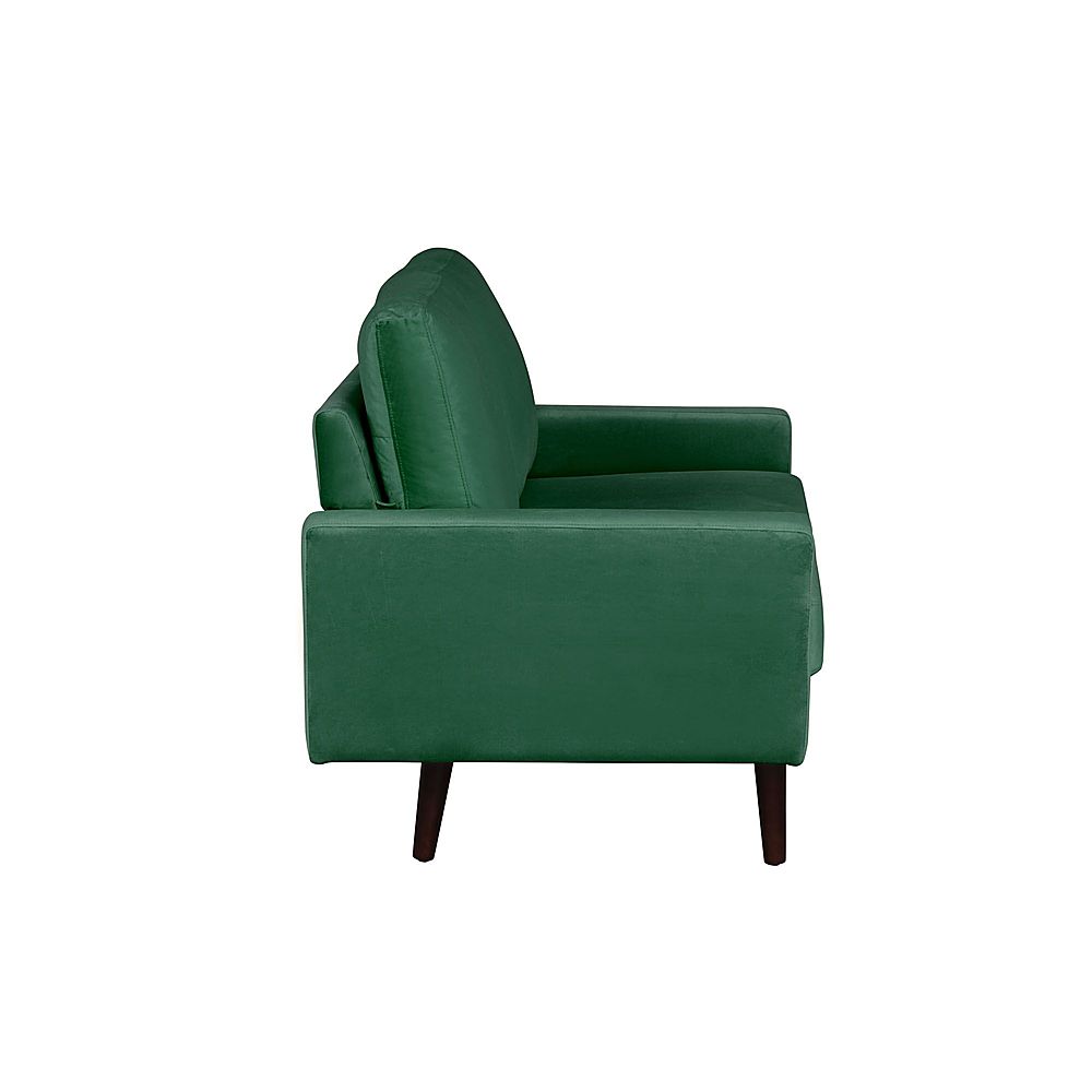 Left View: Lifestyle Solutions - Molly Loveseat - Green