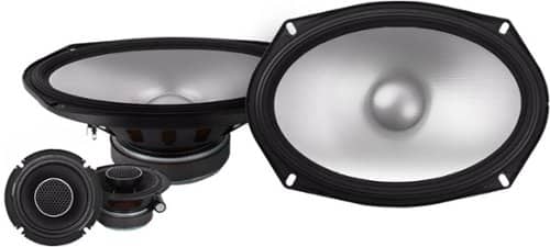 Alpine - S-Series 6 x 9" Hi-Resolution Component Car Speakers with Glass Fiber Reinforced Cone (Pair) - Black